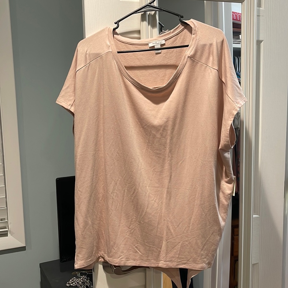 Amazon Brand Daily Ritual Women’s Supersoft Terry Dolman Short-Sleeve Tie-Back